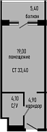 Продается 1-комн. квартира, 28 м²