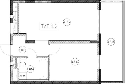 Продается 1-комн. квартира, 26.2 м²