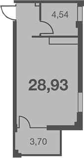 Продается 1-комн. квартира, 25.23 м²