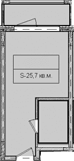 Продается 1-комн. квартира, 49.09 м²