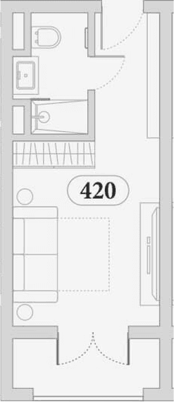 Продается 1-комн. квартира, 25.9 м²