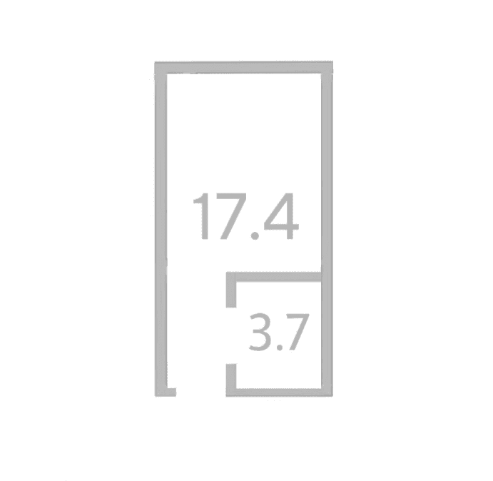 Продается 1-комн. квартира, 17.4 м²