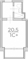 Продается 1-комн. квартира, 20.5 м²