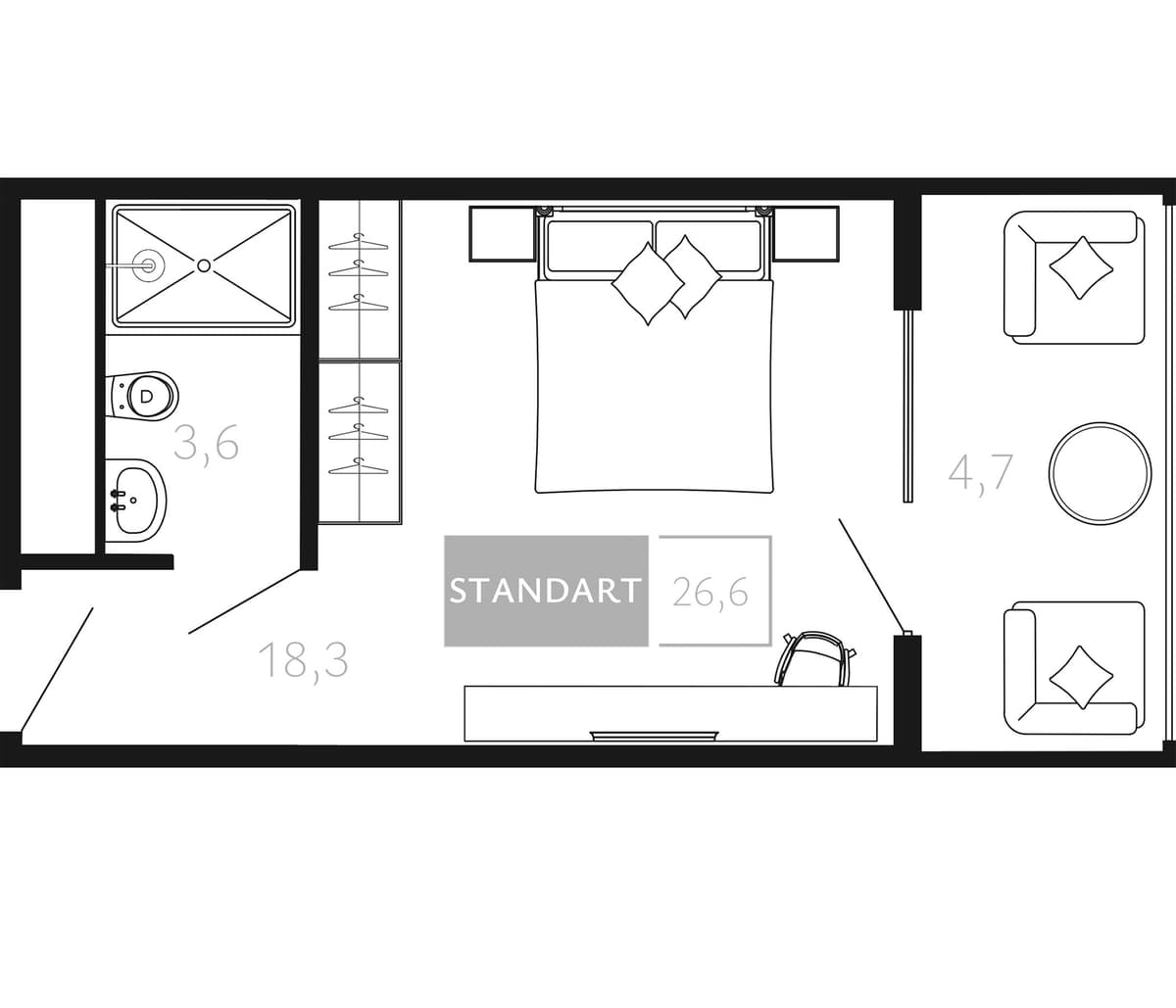 Продается 1-комн. квартира, 21.9 м²