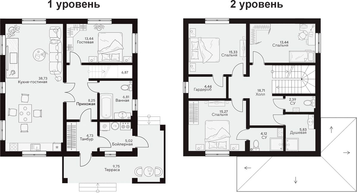 Коттедж в «Коттеджный поселок Загород 2»