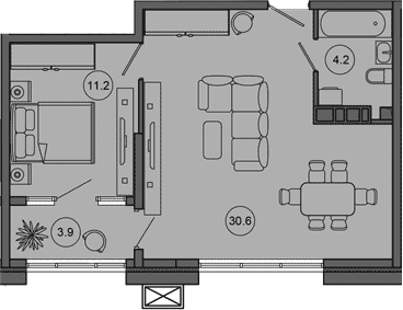 Продается 2-комн. квартира, 46 м²
