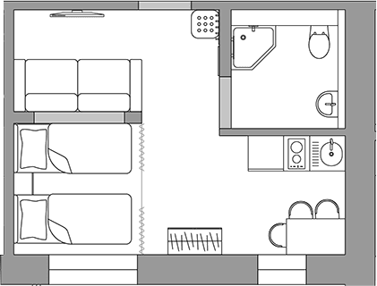 Продается 1-комн. квартира, 23 м²