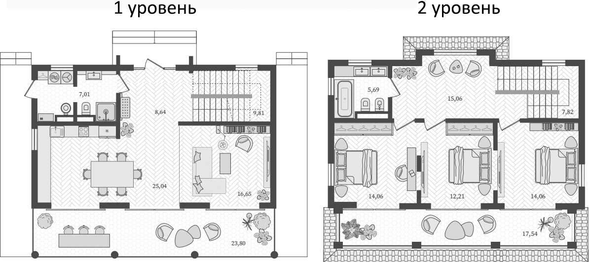 Коттедж в «Коттеджный поселок Фиори»