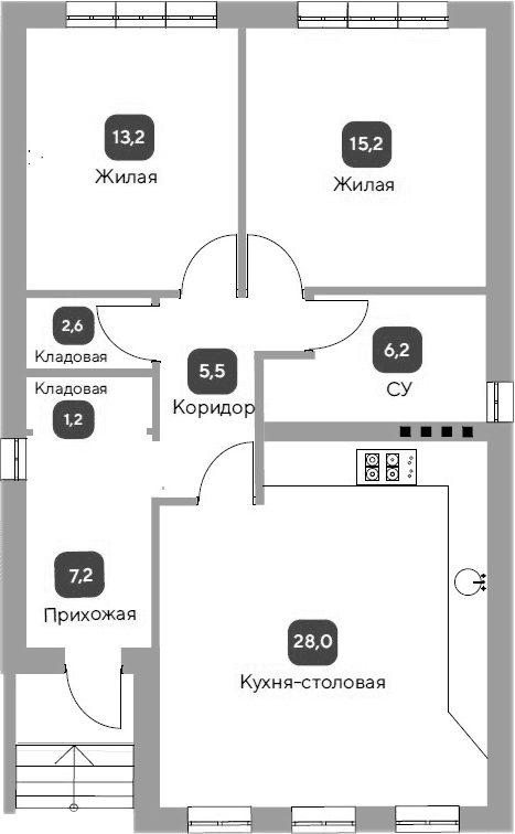 Коттедж в «Коттеджный поселок Загород 2»