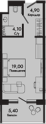 Продается 1-комн. квартира, 28 м²