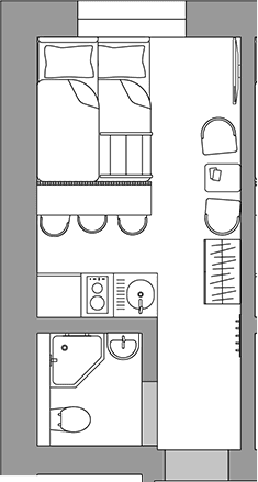 Продается 1-комн. квартира, 15.4 м²