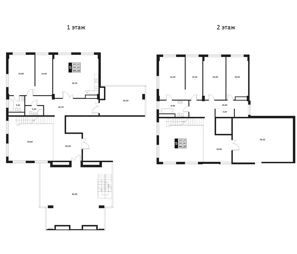Продается 5-комн. квартира, 291.6 м²