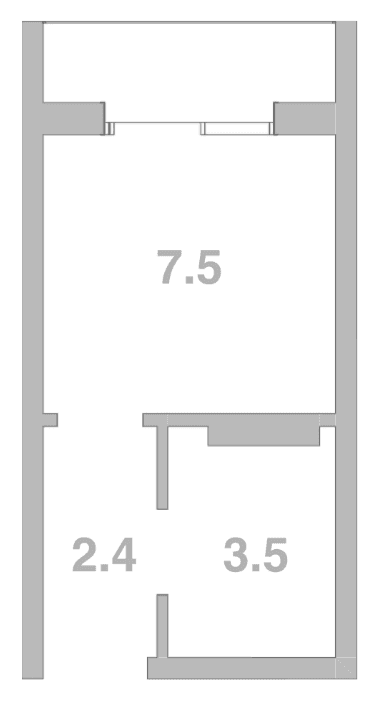 Продается 1-комн. квартира, 13.4 м²