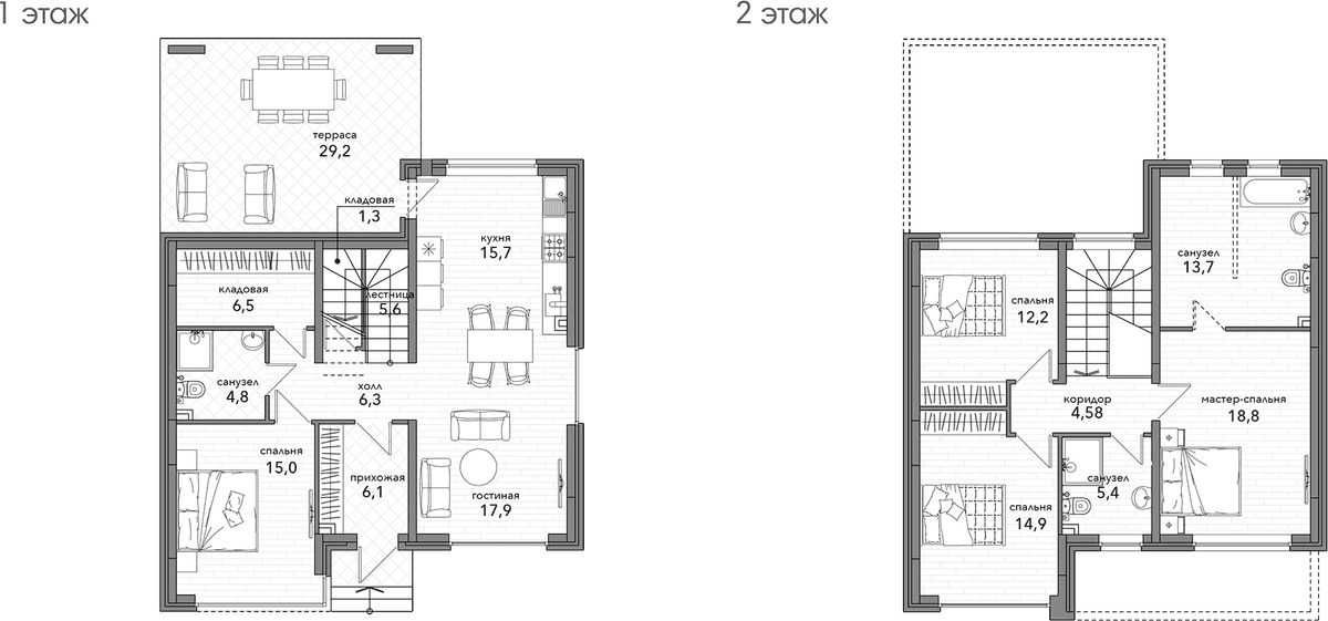Коттедж в «Коттеджный поселок Новая Елизаветка»