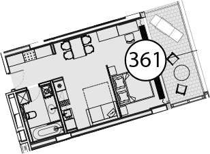 Продается 1-комн. квартира, 54.7 м²