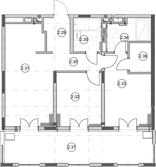 Продается 2-комн. квартира, 38 м²