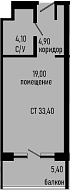 Продается 1-комн. квартира, 28 м²