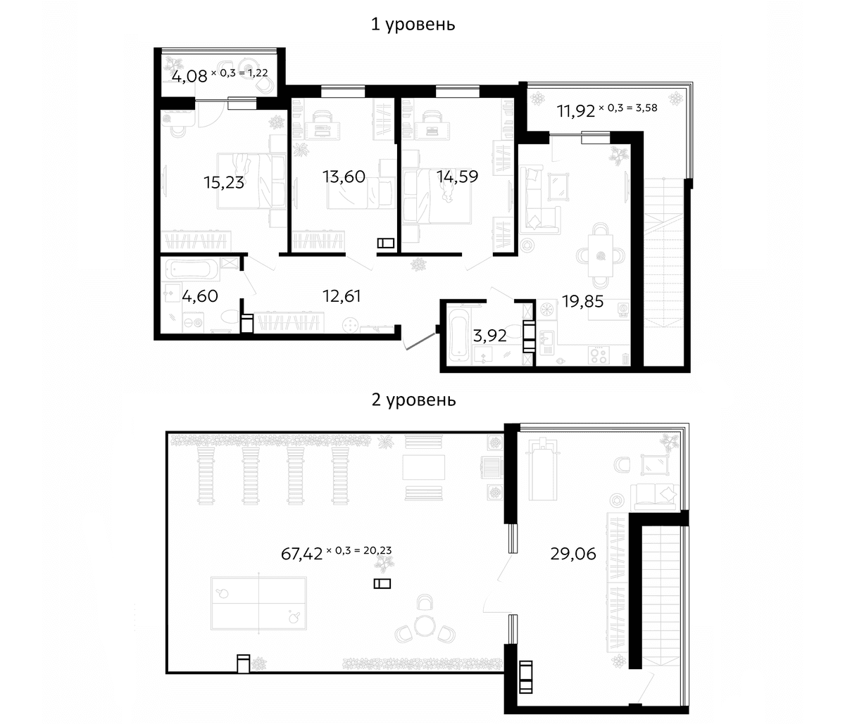 Продается 5-комн. квартира, 113.46 м²