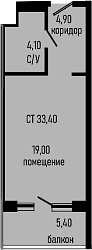 Продается 1-комн. квартира, 28 м²