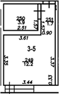 Продается 1-комн. квартира, 17.8 м²