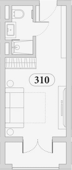 Продается 1-комн. квартира, 25.8 м²