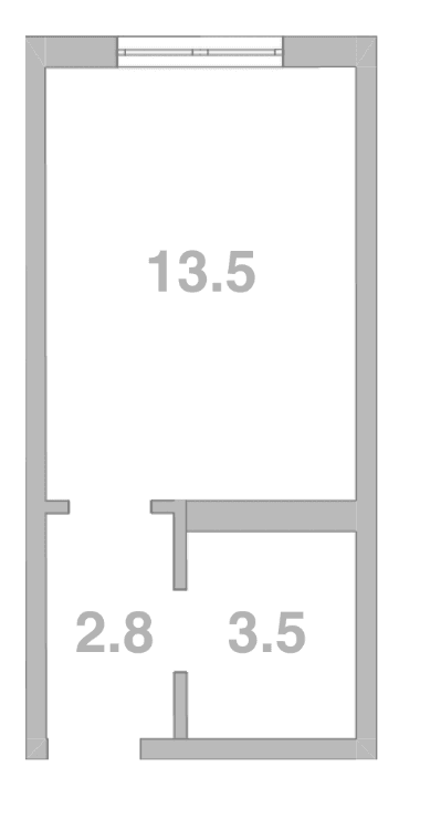 Продается 1-комн. квартира, 19.8 м²
