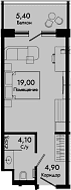 Продается 1-комн. квартира, 28 м²