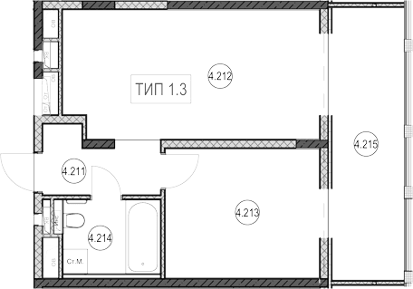 Продается 1-комн. квартира, 26.2 м²