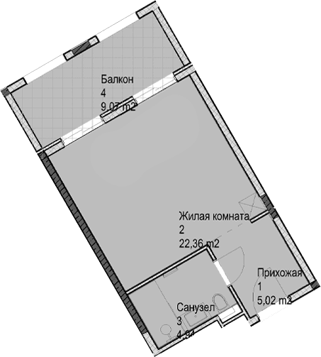 Продается 1-комн. квартира, 32.3 м²
