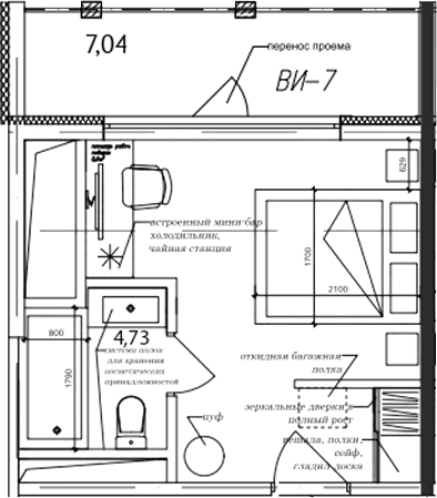Продается 1-комн. квартира, 21.66 м²