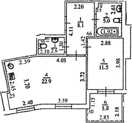 Продается 1-комн. квартира, 50.1 м²