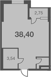 Продается 1-комн. квартира, 35.65 м²