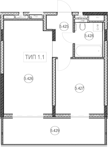 Продается 1-комн. квартира, 26.3 м²