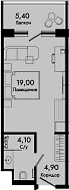 Продается 1-комн. квартира, 28 м²