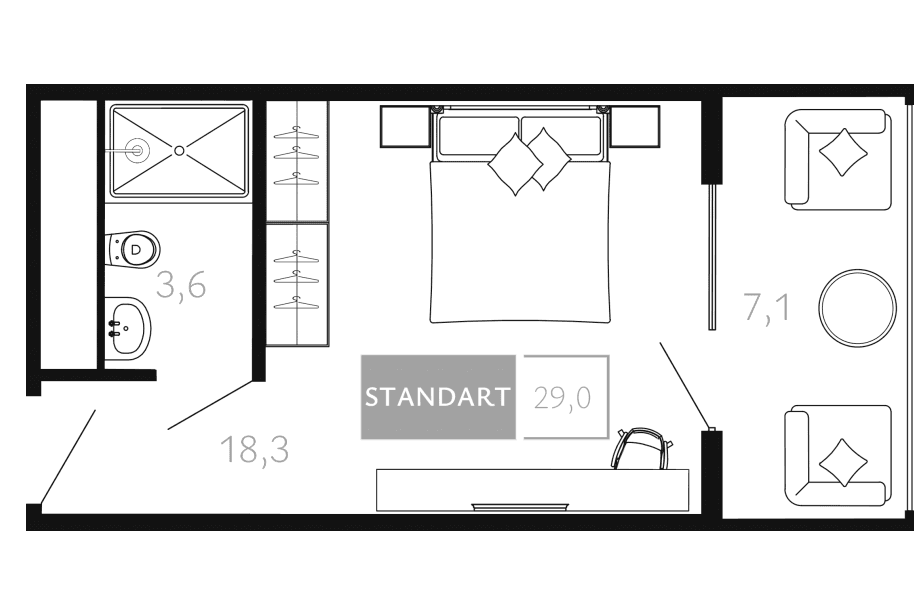 Продается 1-комн. квартира, 21.9 м²