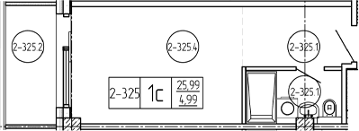 Продается 1-комн. квартира, 25.99 м²