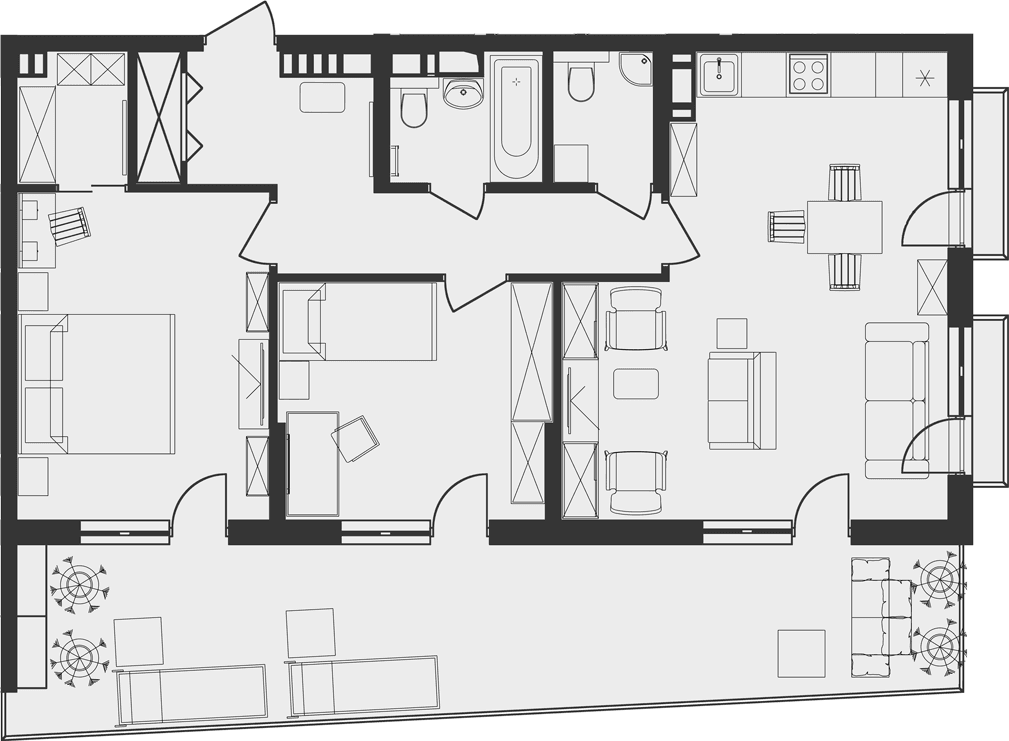 Продается 3-комн. квартира, 74.1 м²