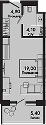 Продается 1-комн. квартира, 28 м²