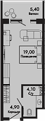Продается 1-комн. квартира, 28 м²