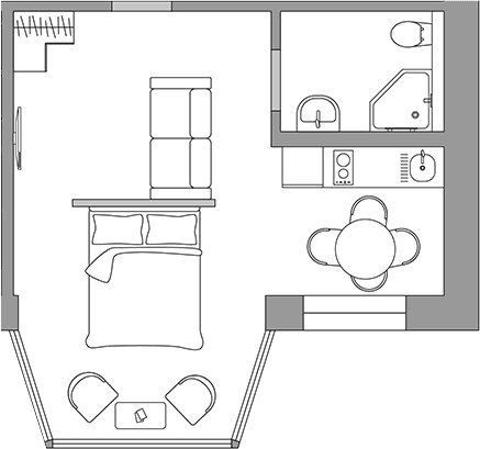 Продается 1-комн. квартира, 33.8 м²