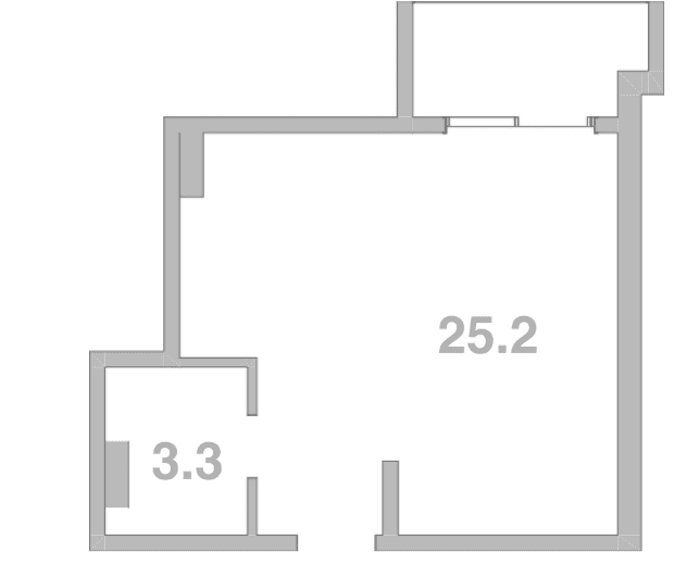 Продается 1-комн. квартира, 28.5 м²