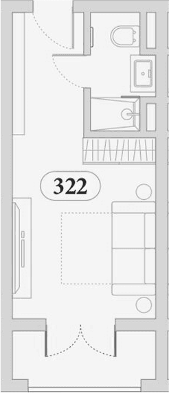 Продается 1-комн. квартира, 25.7 м²