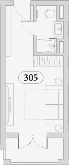 Продается 1-комн. квартира, 25.6 м²