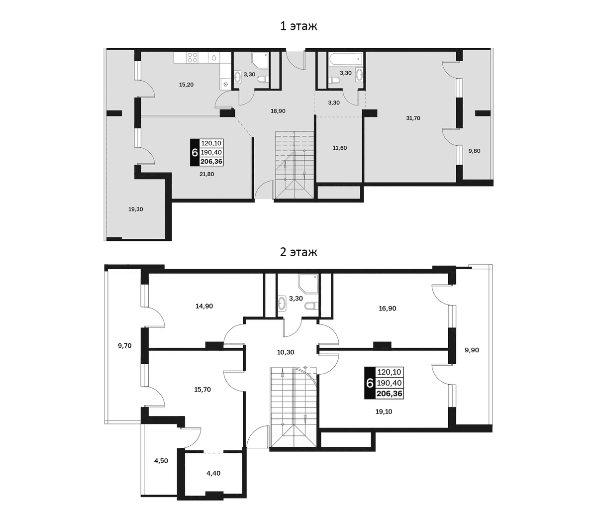 Продается 6-комн. квартира, 191.4 м²