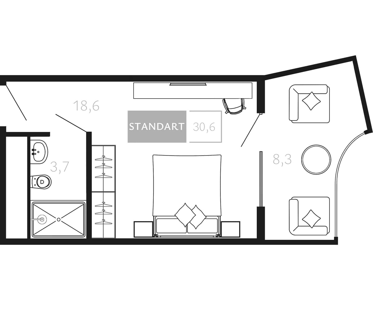 Продается 1-комн. квартира, 22.3 м²