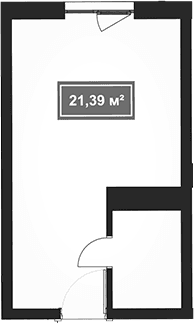 Продается 1-комн. квартира, 21.39 м²