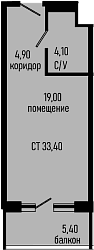Продается 1-комн. квартира, 28 м²