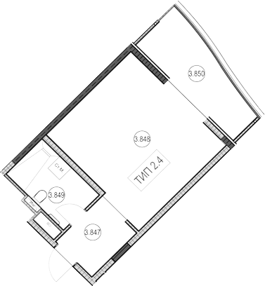 Продается 1-комн. квартира, 37.3 м²
