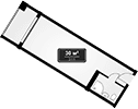 Продается 1-комн. квартира, 30 м²