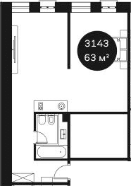 Продается 1-комн. квартира, 36.85 м²